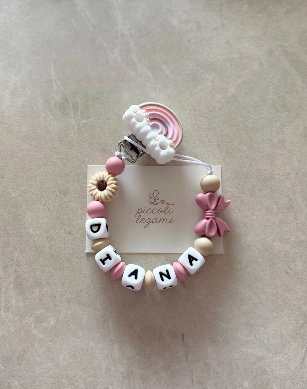 Catenella Arcobaleno Rosa